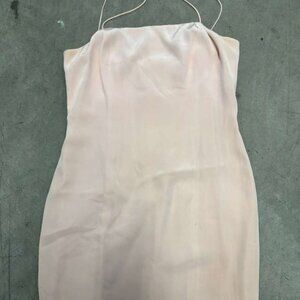 Women brown peach dress Size 8